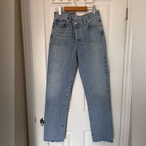 Agolde Criss Cross Straight in color Dimension, size 26